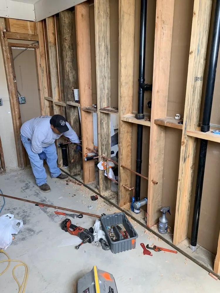 Commercial rough-in plumbing for Water Heater Replacement in Germantown Road Acres